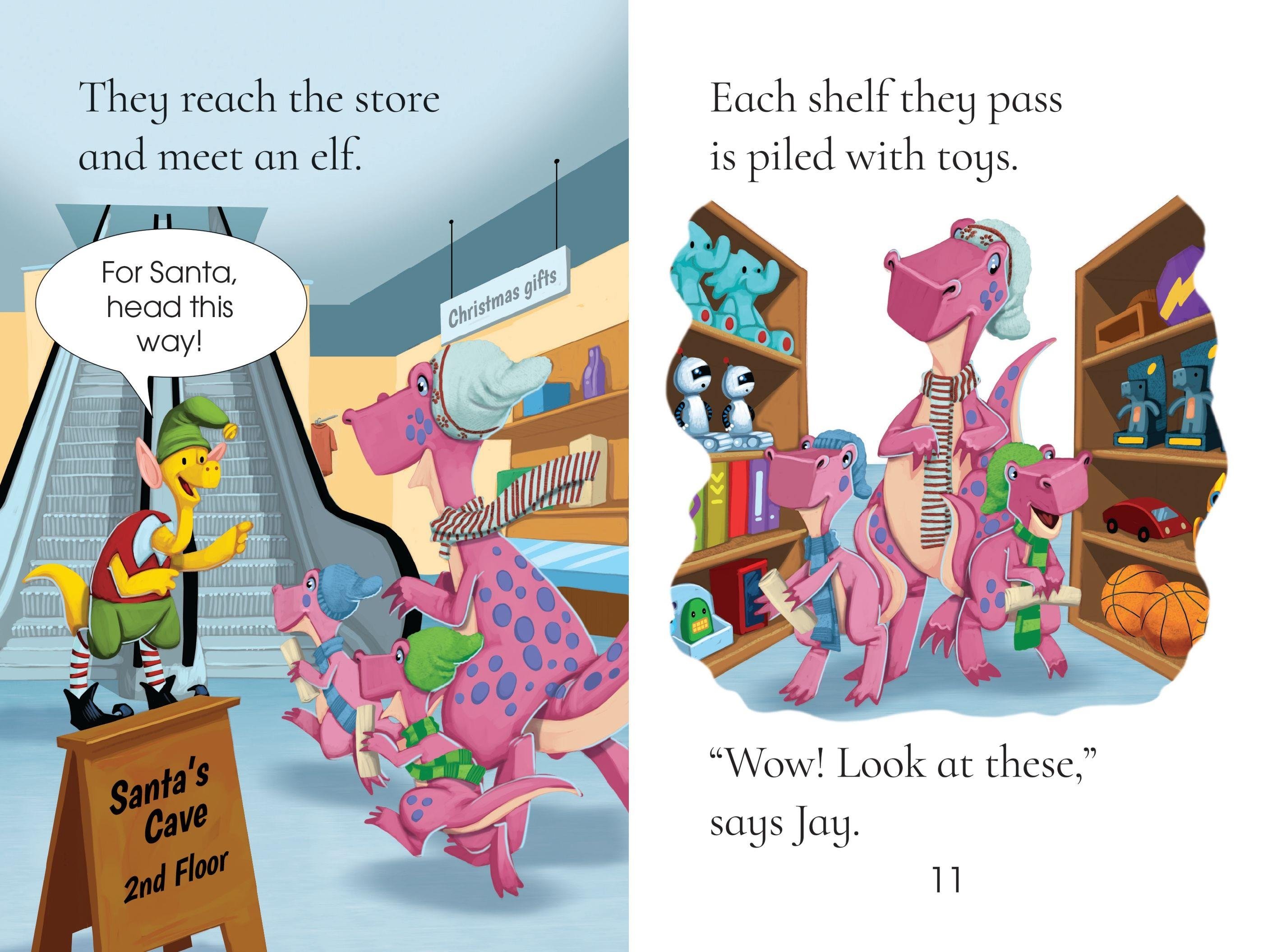Usborne The Dinosaurs Who Met Santa Claus