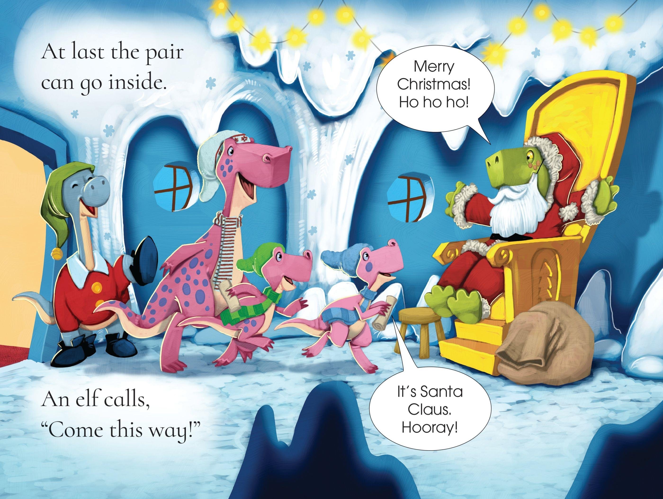 Usborne The Dinosaurs Who Met Santa Claus