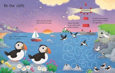 Usborne Wipe - Clean Seashore Activities