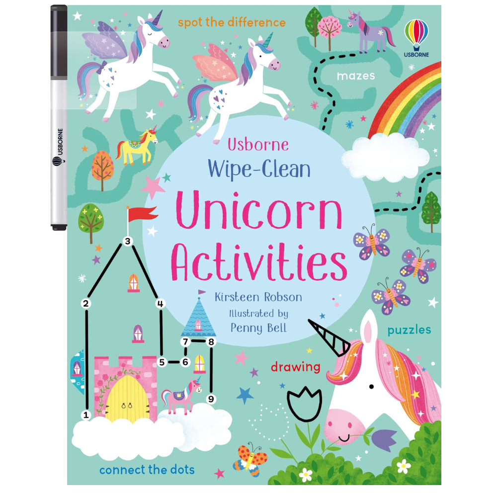 Usborne Wipe-Clean Unicorn Activities