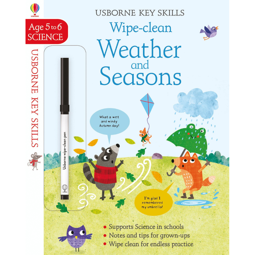 Usborne Wipe-Clean Weather and Seasons 5-6