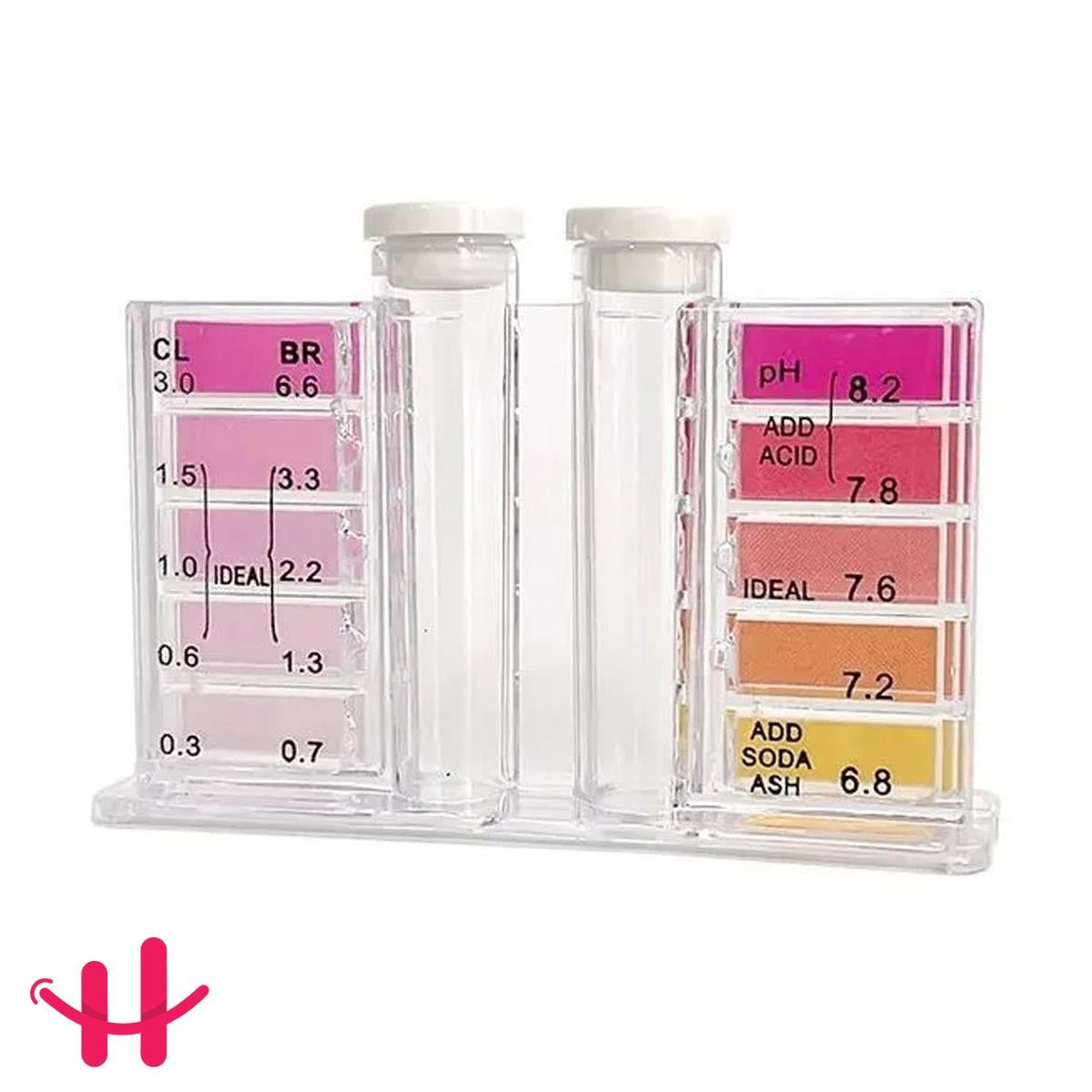 Temel pH ve CL Test Kiti - DPD No.1 ve Phenol Red 10 Tablet | Havuz Test Kiti | 