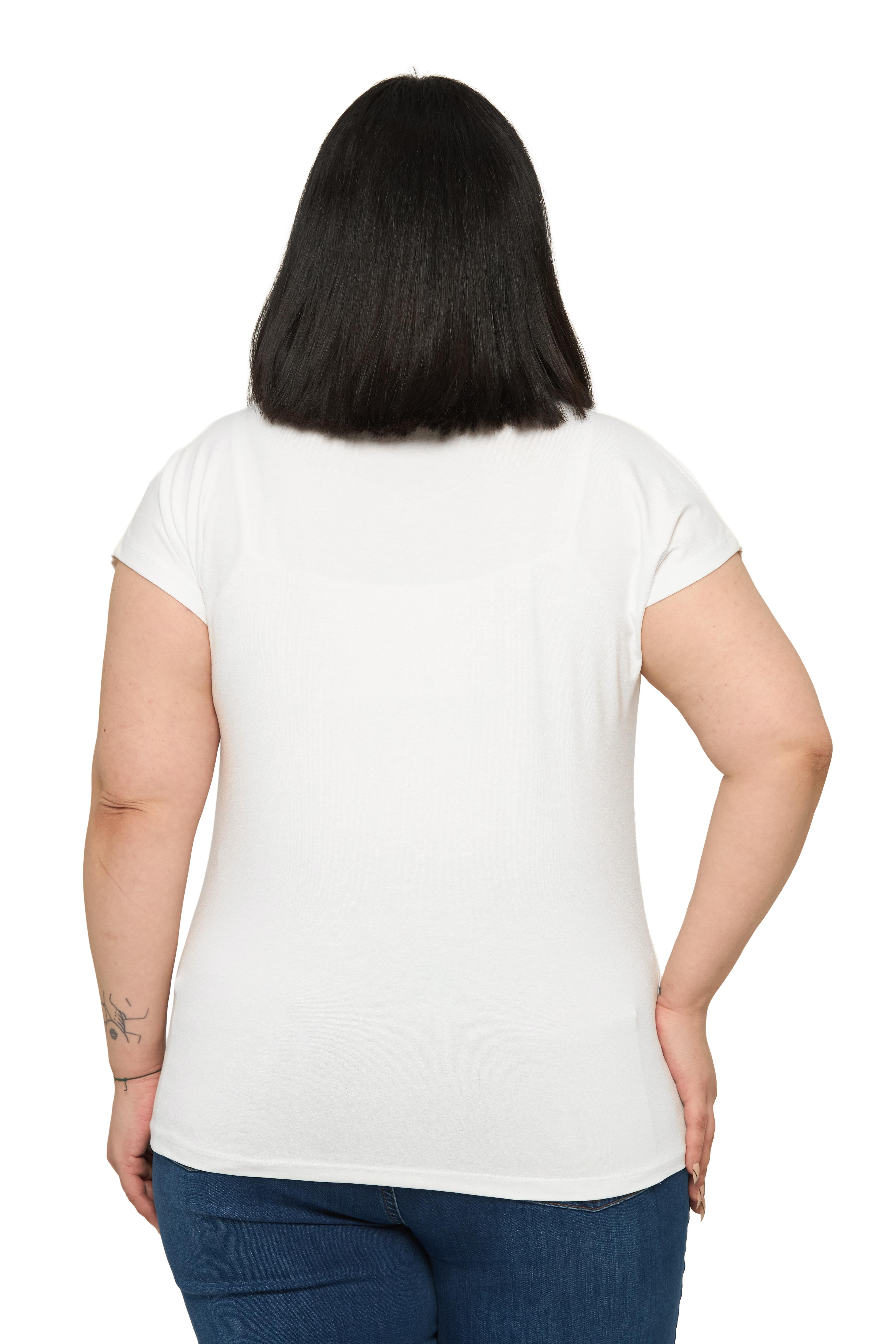 BluzDisentis Modest Büyük Beden Düşük Kısa Kollu Omuzda Yaprak Desenli Ekru BluzDISENTIS MODESTBüyük Beden Düşük Kısa Kollu Omuzda Yaprak Desenli Ekru Bluz