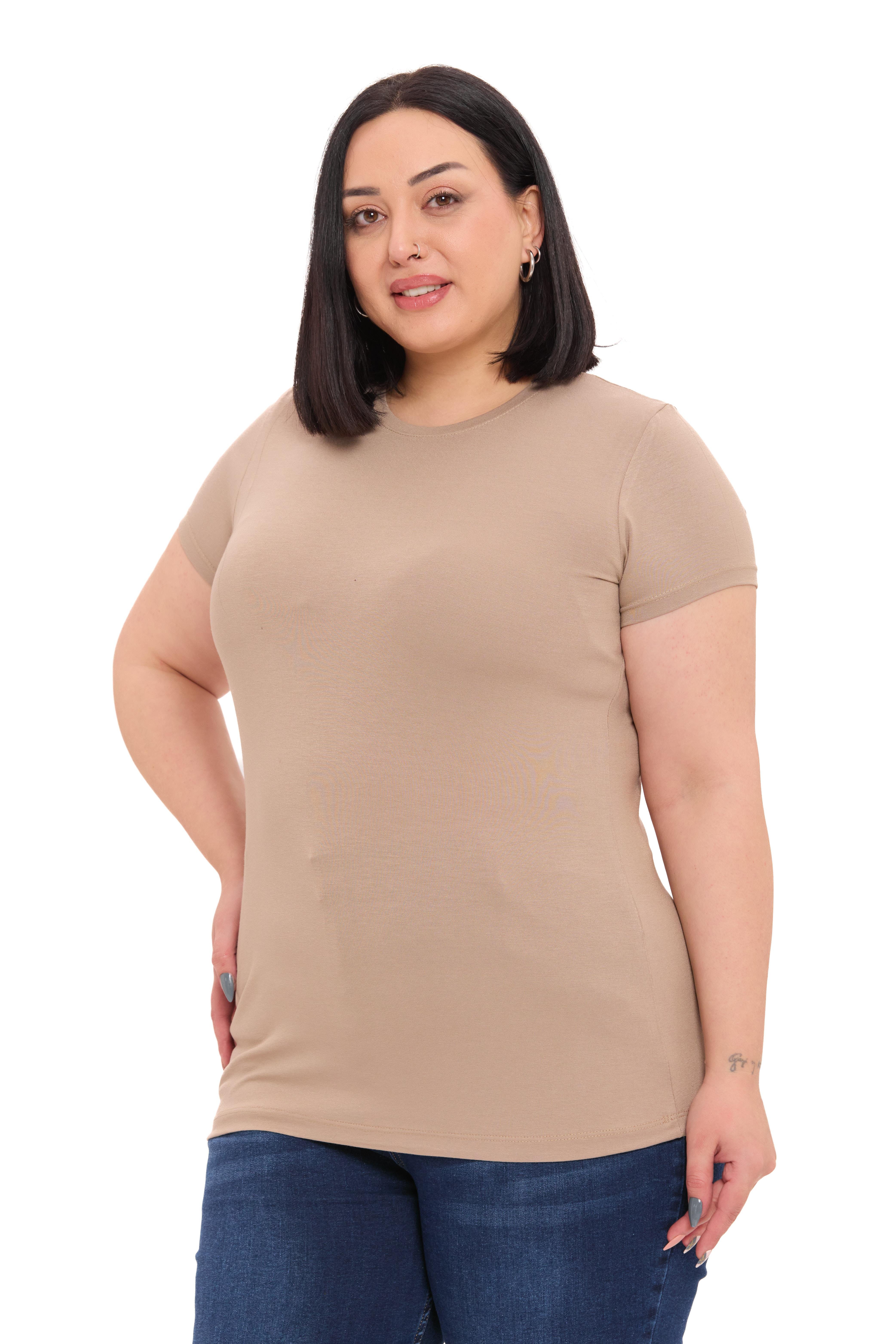 Body | TopDisentis Modest Büyük Beden Bisiklet Yaka Kısa Kollu Viskon Vizon BodyDISENTIS MODESTBüyük Beden Bisiklet Yaka Kısa Kollu Viskon Vizon Body