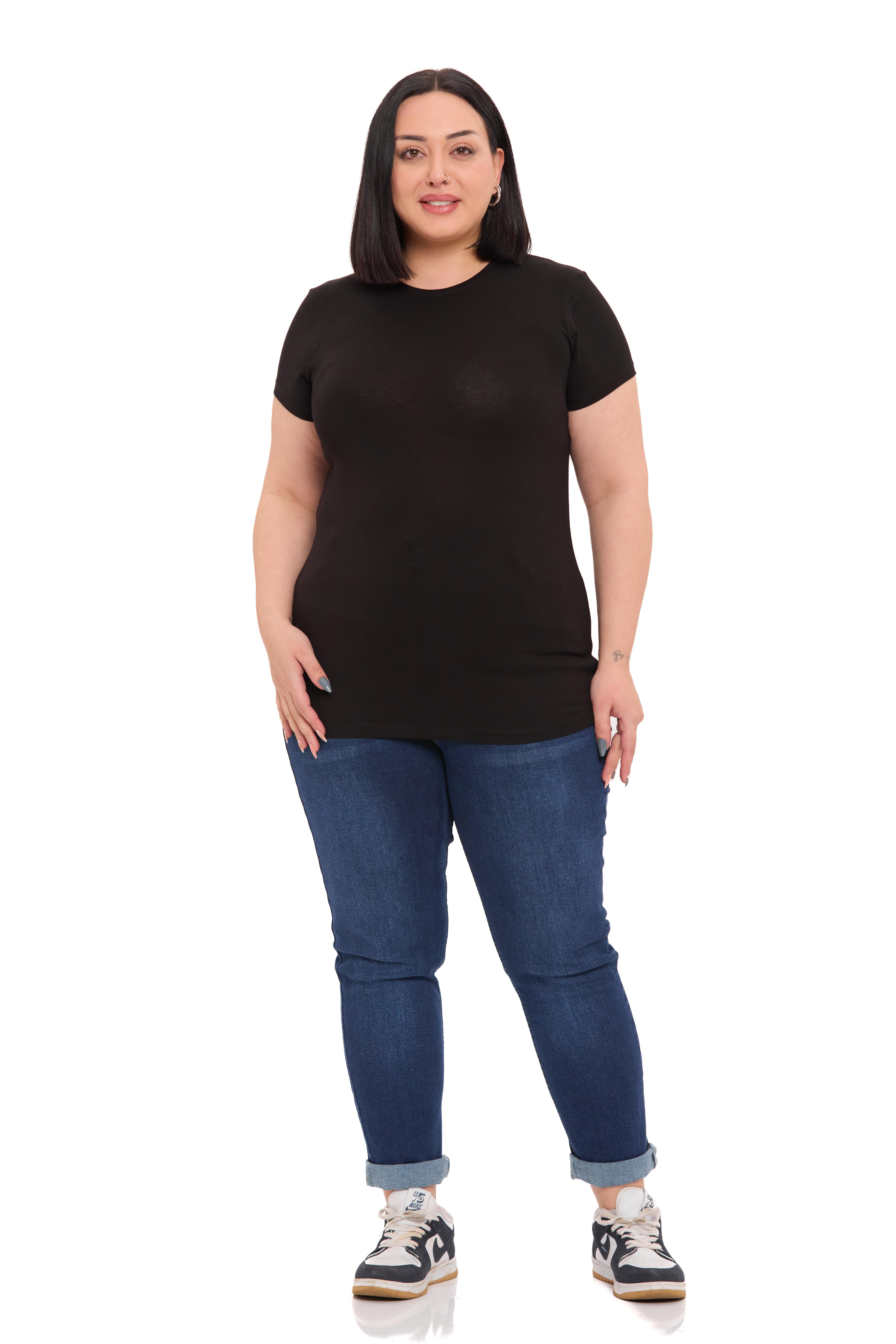 Body | TopDisentis Modest Büyük Beden Bisiklet Yaka Kısa Kollu Viskon Siyah BodyDISENTIS MODESTBüyük Beden Bisiklet Yaka Kısa Kollu Viskon Siyah Body