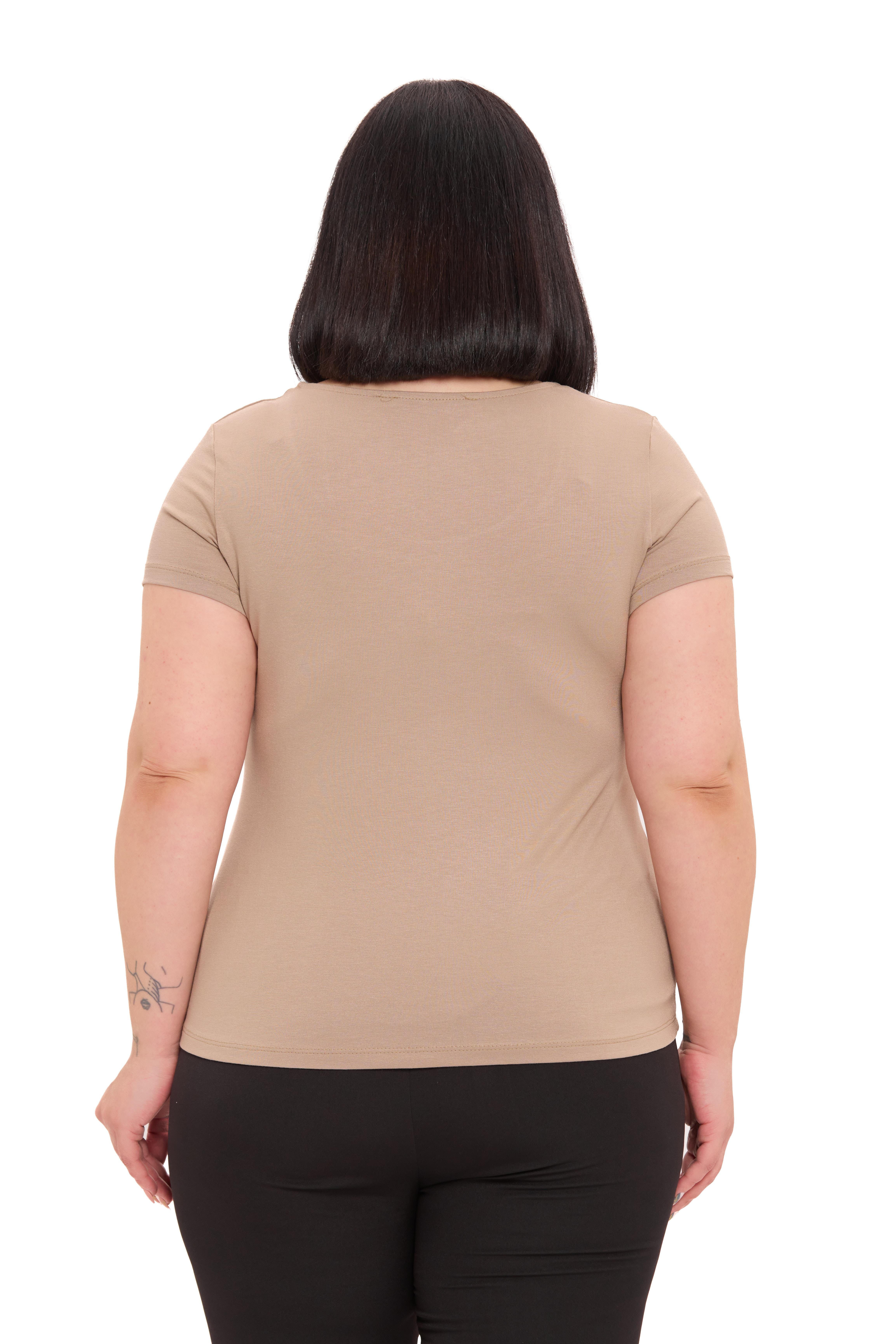 Body | TopDisentis Modest Büyük Beden U Yaka Kısa Kollu Viskon Vizon BodyDISENTIS MODESTBüyük Beden U Yaka Kısa Kollu Viskon Vizon Body