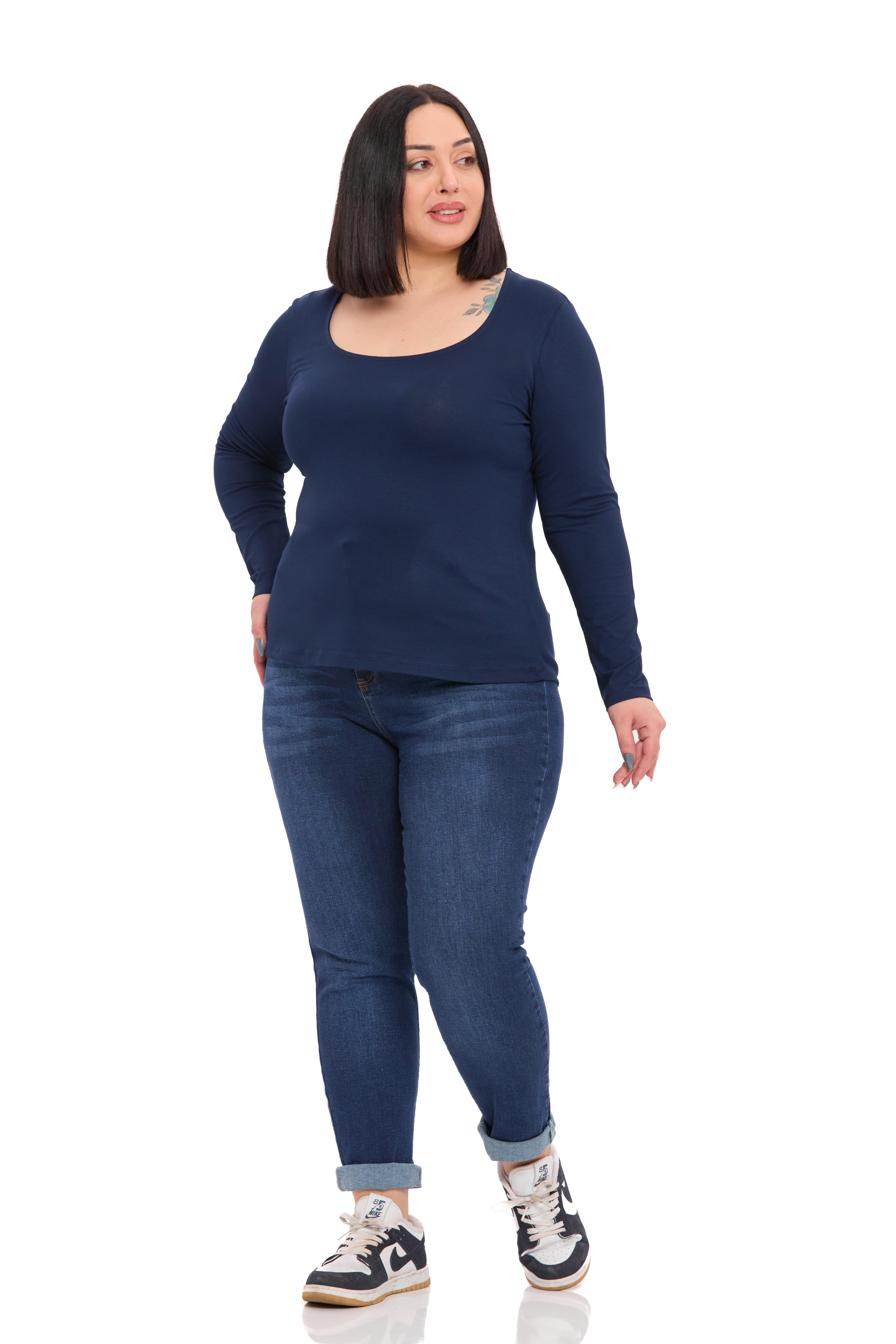 Body | TopDisentis Modest Büyük Beden U Yaka Uzun Kollu Viskon Lacivert BodyDISENTIS MODESTBüyük Beden U Yaka Uzun Kollu Viskon Lacivert Body