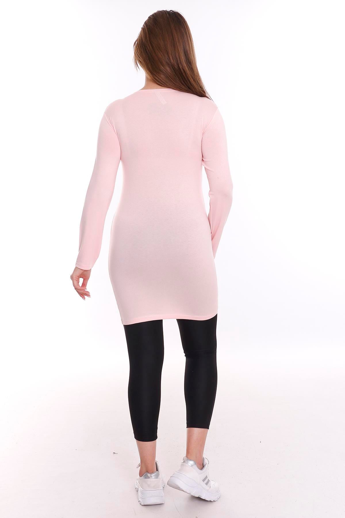 Body | TopBüyük Beden Yuvarlak Yaka Uzun Kollu Viskon Uzun Pembe BodydisentisBüyük Beden Yuvarlak Yaka Uzun Kollu Viskon Uzun Pembe Body