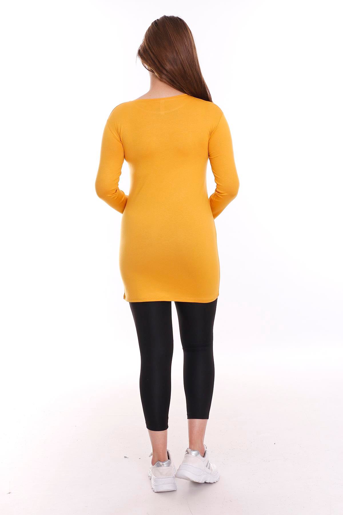 Body | TopBüyük Beden Yuvarlak Yaka Uzun Kollu Viskon Uzun Hardal BodydisentisBüyük Beden Yuvarlak Yaka Uzun Kollu Viskon Uzun Hardal Body