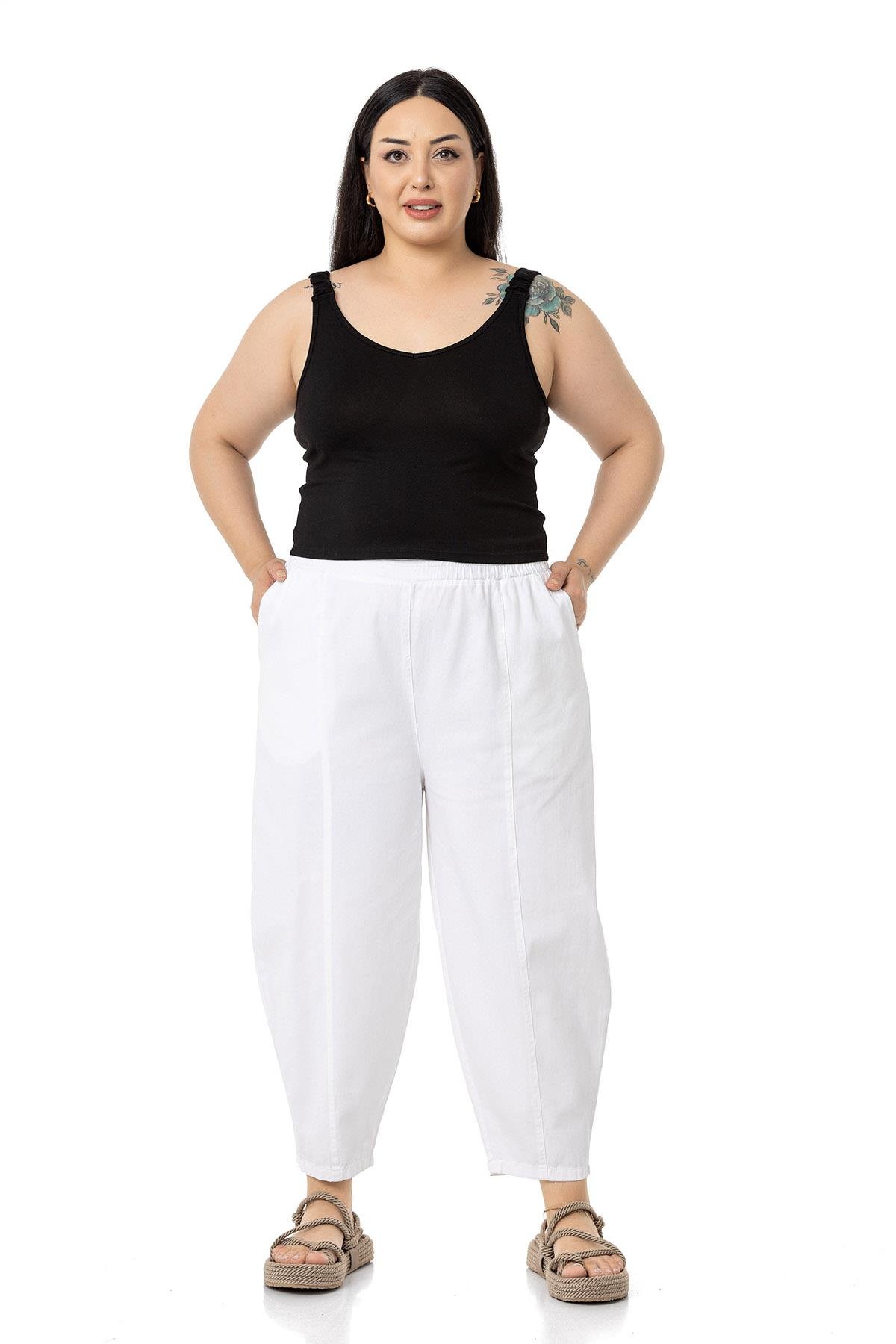 Büyük Beden Askıları Büzgülü Drapeli Crop Siyah Body