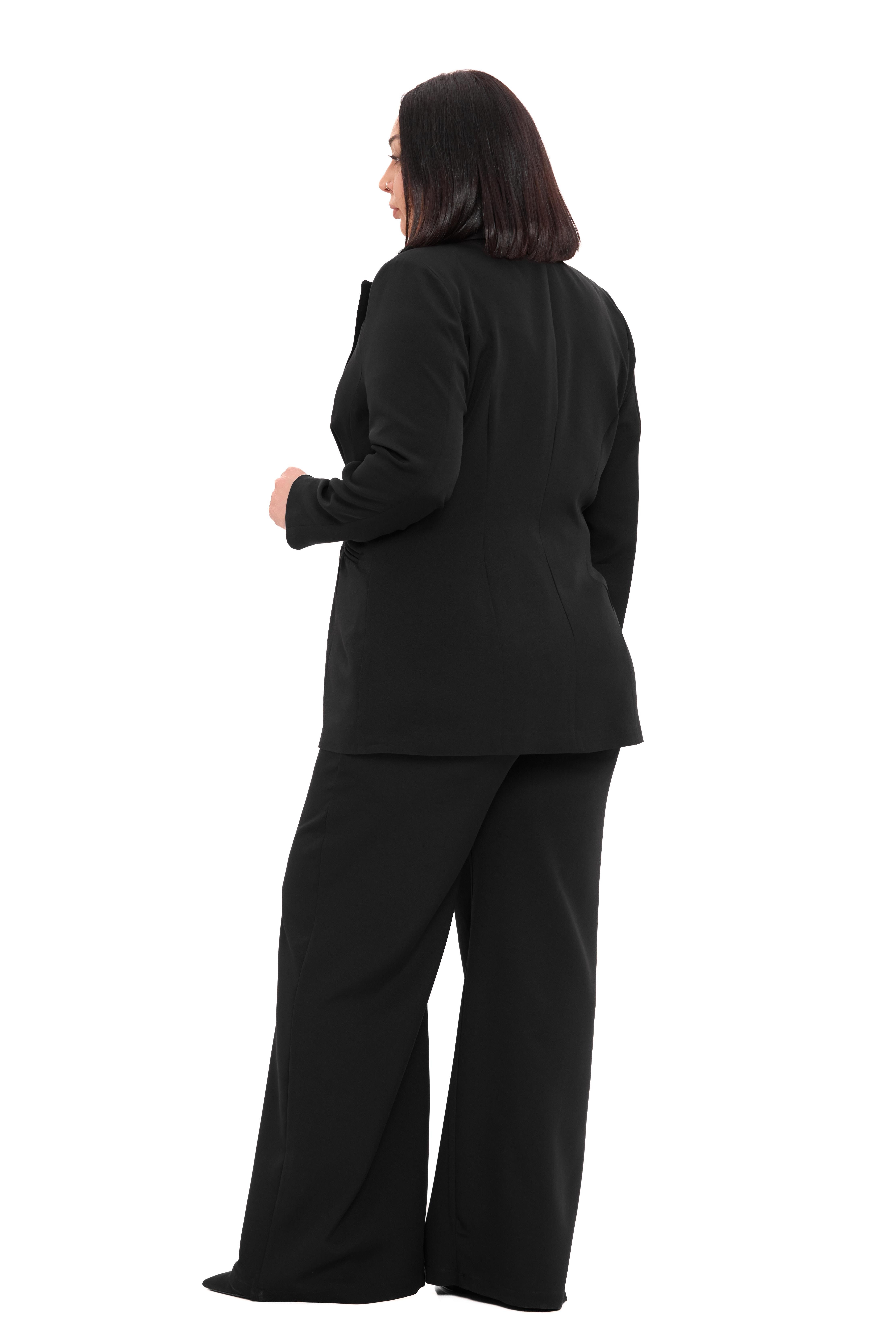 Ceket | Pantolon TakımlarDisentis Modest Büyük Beden Tek Düğmeli Siyah Ceket Pantolon İkili TakımDISENTIS MODESTBüyük Beden Tek Düğmeli Siyah Ceket Pantolon İkili Takım