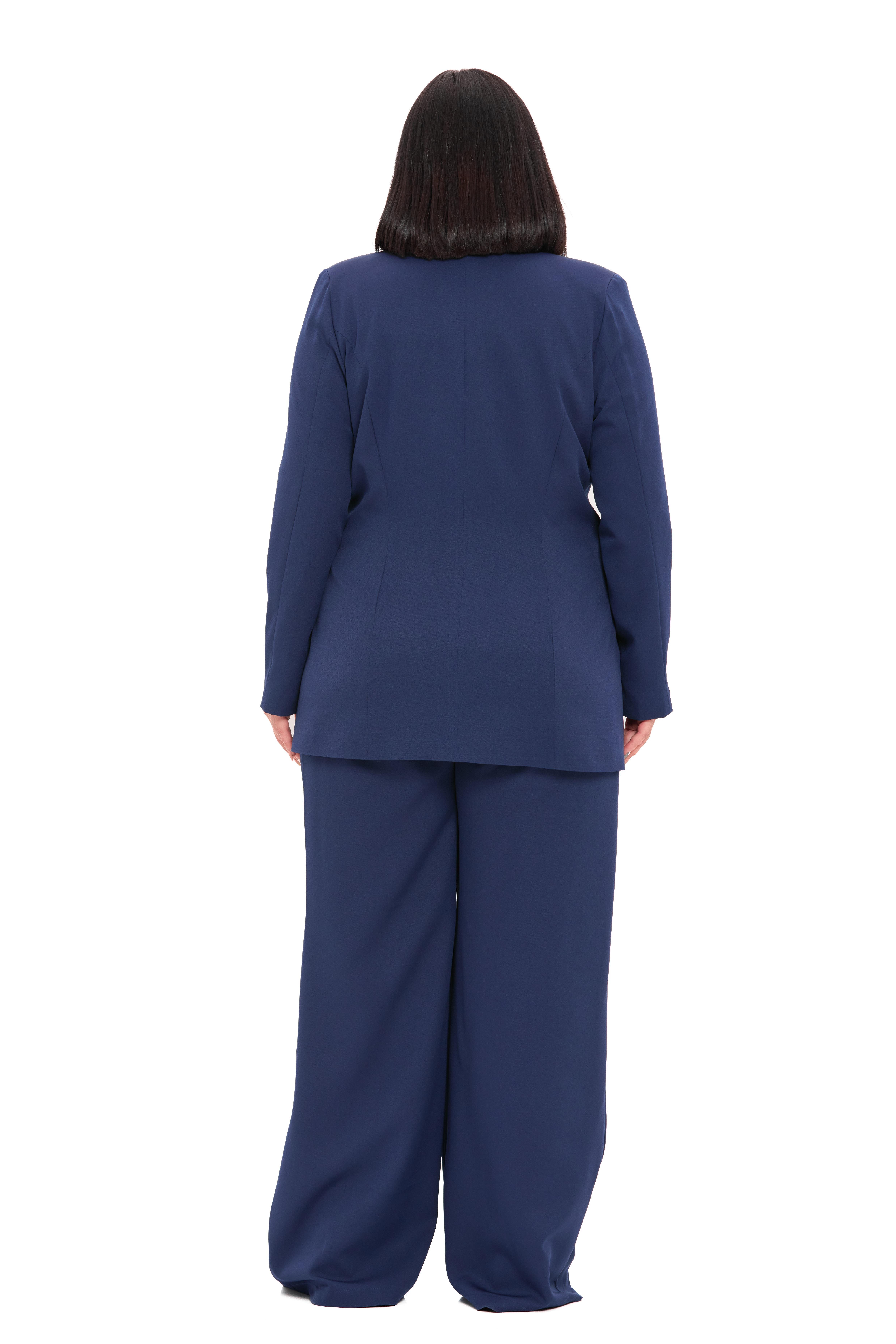 Ceket | Pantolon TakımlarDisentis Modest Büyük Beden Tek Düğmeli Lacivert Ceket Pantolon İkili TakımDISENTIS MODESTBüyük Beden Tek Düğmeli Lacivert Ceket Pantolon İkili Takım