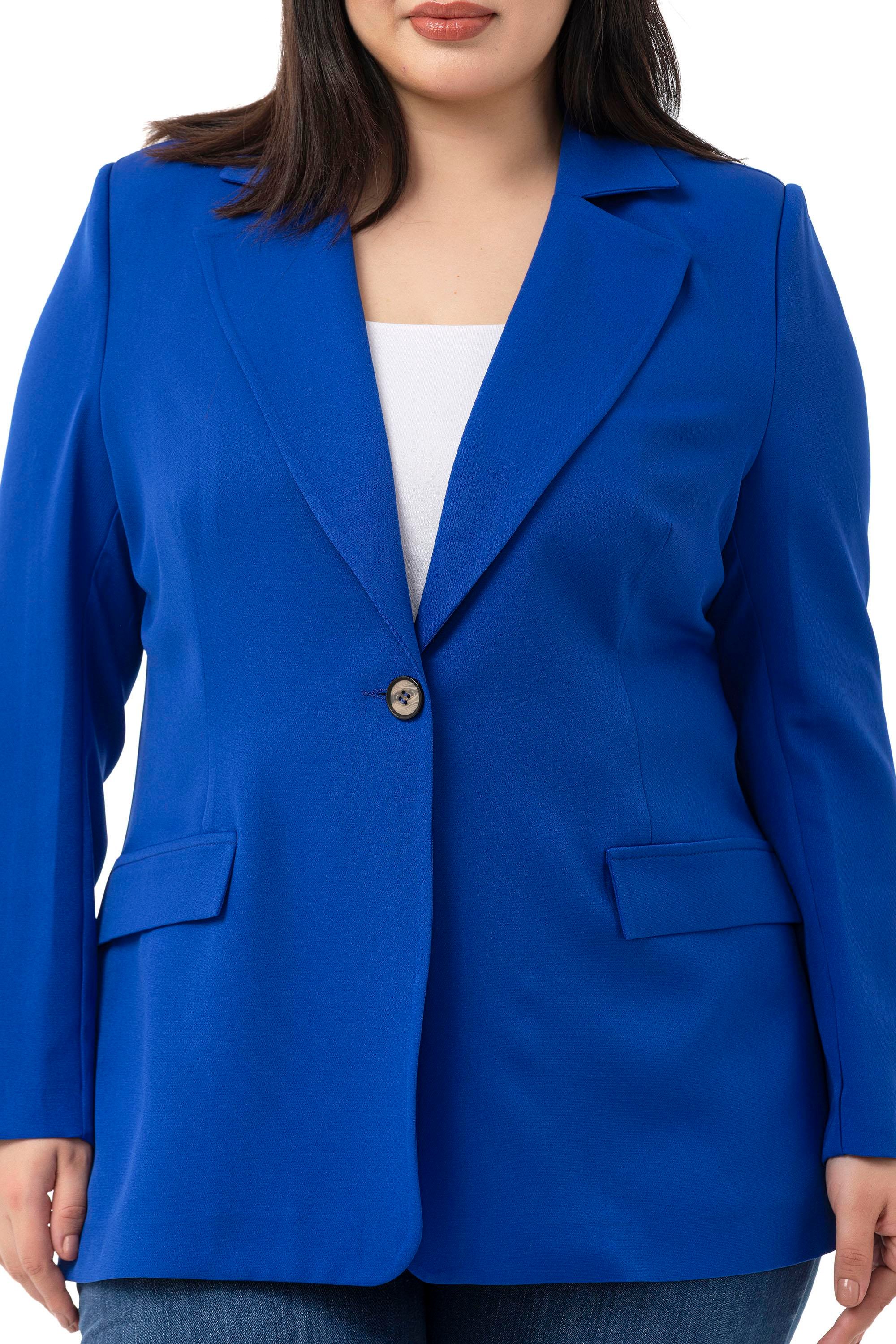 JacketsDisentis Modest Büyük Beden Tek Düğmeli Süs Cep Kapaklı Vatkalı Astarsız Saks Mavi CeketDISENTIS MODESTBüyük Beden Tek Düğmeli Süs Cep Kapaklı Vatkalı Astarsız Saks Mavi Ceket