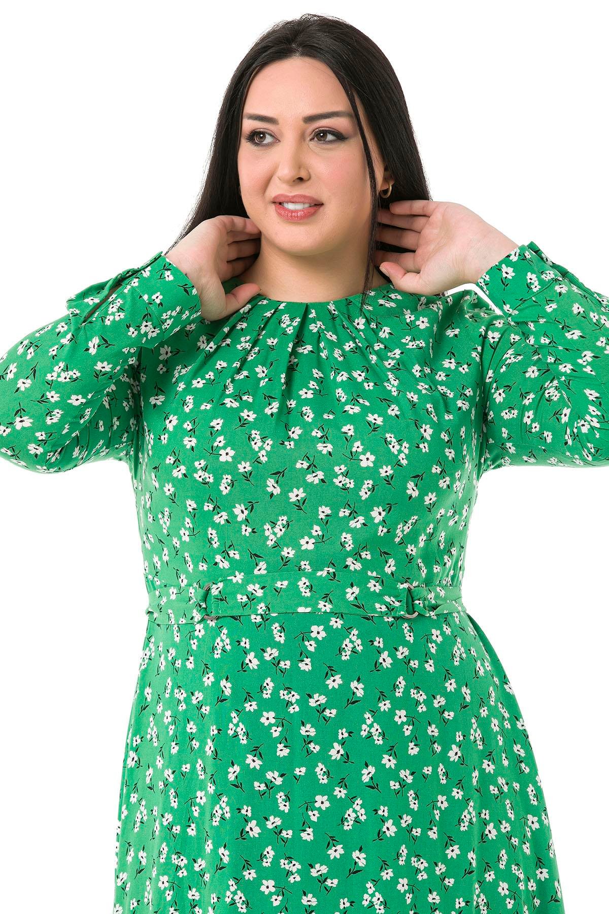 ELBİSEDisentis Modest Yuvarlak Yaka Kuşak Detaylı Uzun Boy Etekleri Yırtmaçlı Yeşil ElbiseDISENTIS MODESTBüyük Beden Yuvarlak Yaka Kuşak Detaylı Uzun Boy Etekleri Yırtmaçlı Yeşil Elbise