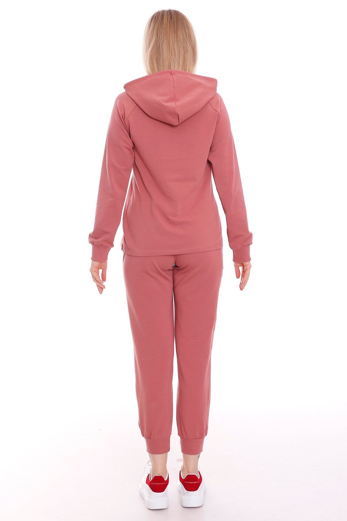 GömlekKapüşonlu Uzun Kollu Önden Cepli Eşofman TakımıdisentisKapüşonlu Uzun Kollu Önden Cepli Eşofman Takımı