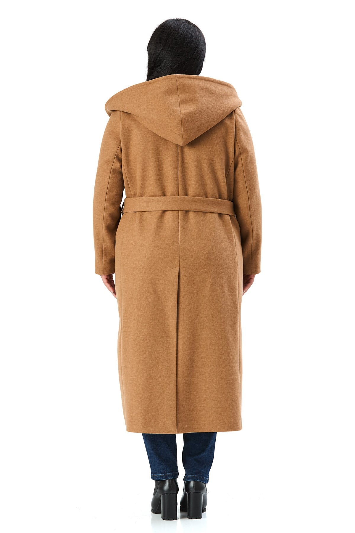 OvercoatsDisentis Modest Büyük Beden Kapüşonlu Astarlı Kaşe Uzun Camel KabanDISENTIS MODESTBüyük Beden Kapüşonlu Astarlı Kaşe Uzun Camel Kaban