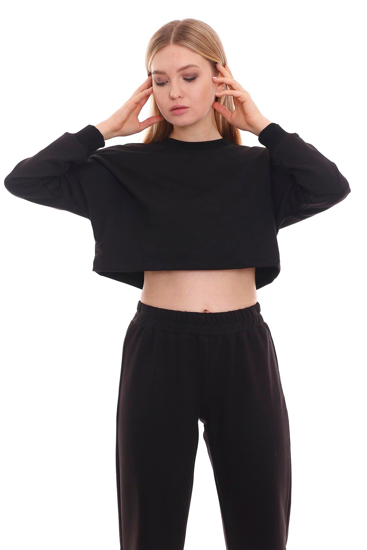 SweatshirtUzun Kollu Crop SweatshirtdisentisUzun Kollu Crop Sweatshirt