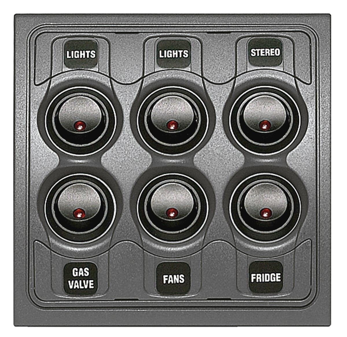 BEP 6 lı Switch Panel Sigortalı 12V