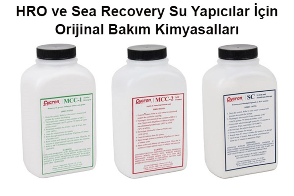 HRO Kimyasal set CC1, CC2 ve Saklama