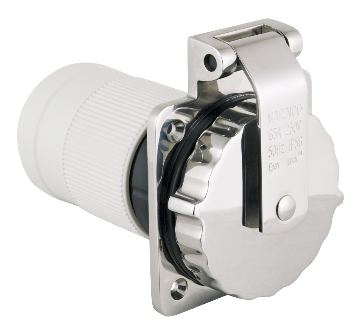 Marinco 63 Amper Paslanmaz Celik Priz (Tri Faze)