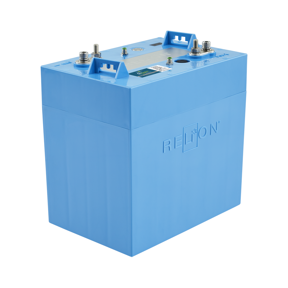 RELiON 12.8V 120Ah Insight GC2 LiFePO4 Akü - 12V120-GC2/Lityum Iyon Aküler için