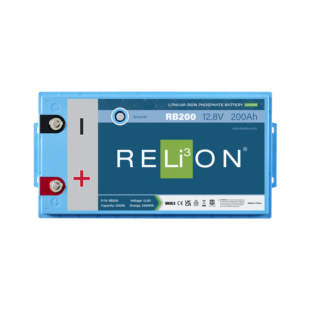 RELION 12 VOLT 200 AMPER LITYUM AKÜ - RB200 