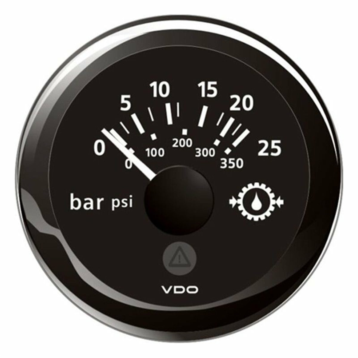 VDO Motor yağ basıncı göstergesi 0-25 bar siyah