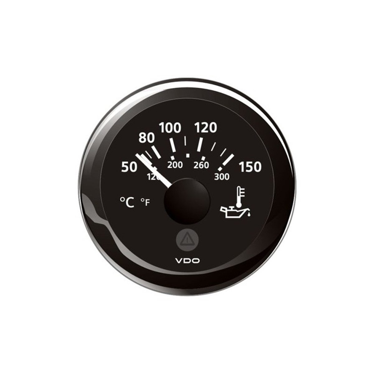 VDO Motor yağ ısı göstergesi 50° - 150°C Siyah