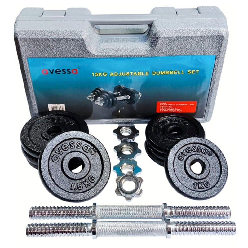 AVESSA 15 KG-SET ÇANTALI SİYAH PLAKA