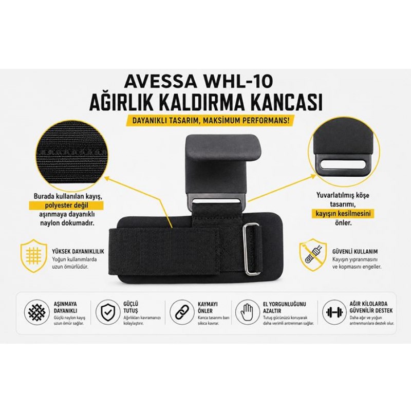 AVESSA WLH-10 DAMBIL ÇALIŞMA ALETİ BİLEK SARGILI ÇİFT