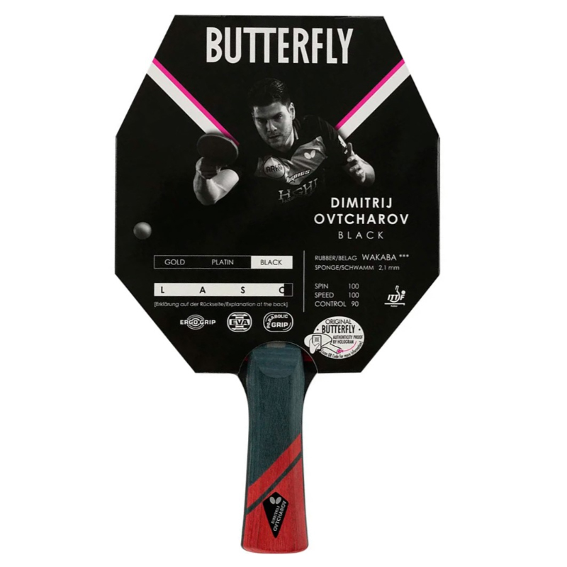 BUTTERFLY DIMITRIJ OVTCHAROV BLK MASA TNS RKT