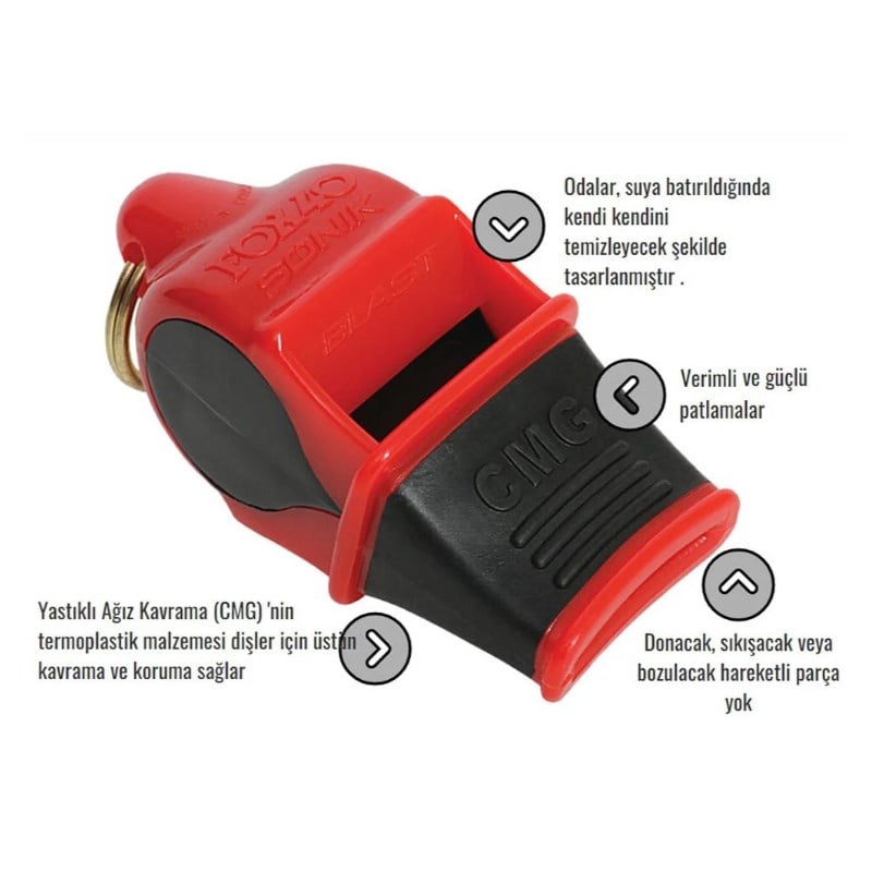 FOX 40 SONIK BLAST SAFETY CMG DUDUK IPLI TURUNCU