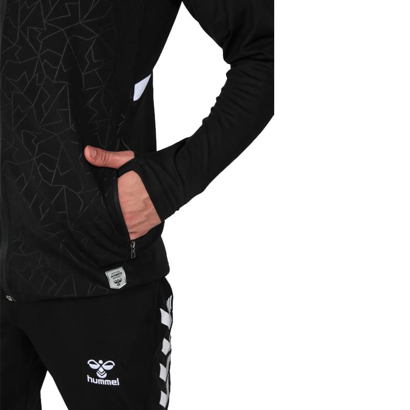 Hummel siyah  Erkek Dream Kamp Eşofman Üstü