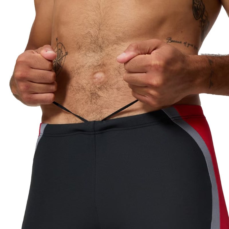 SPEEDO SOLID SPLICE JAM AM BLK/RED