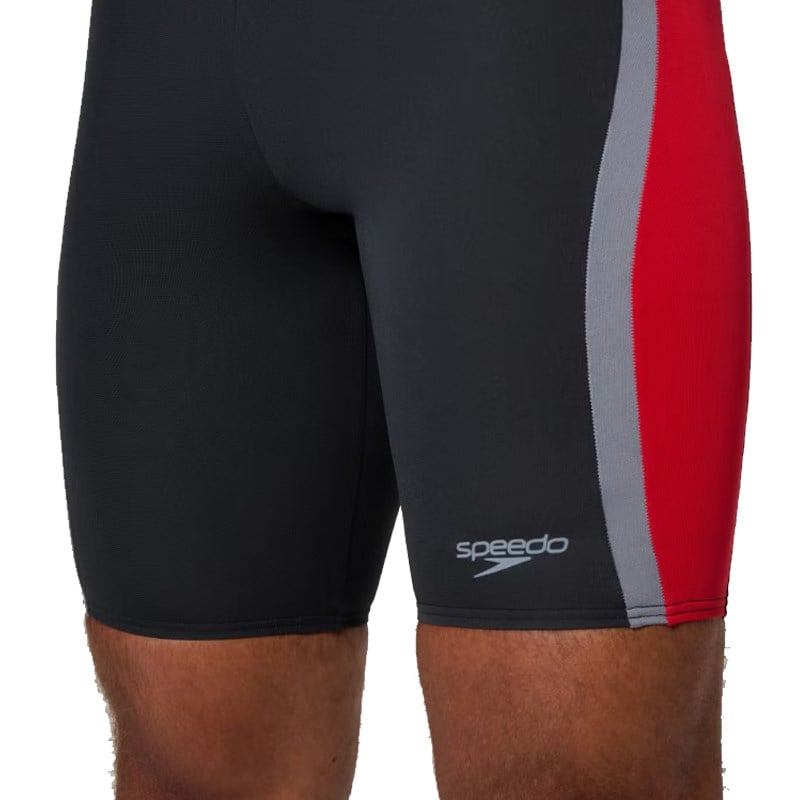 SPEEDO SOLID SPLICE JAM AM BLK/RED