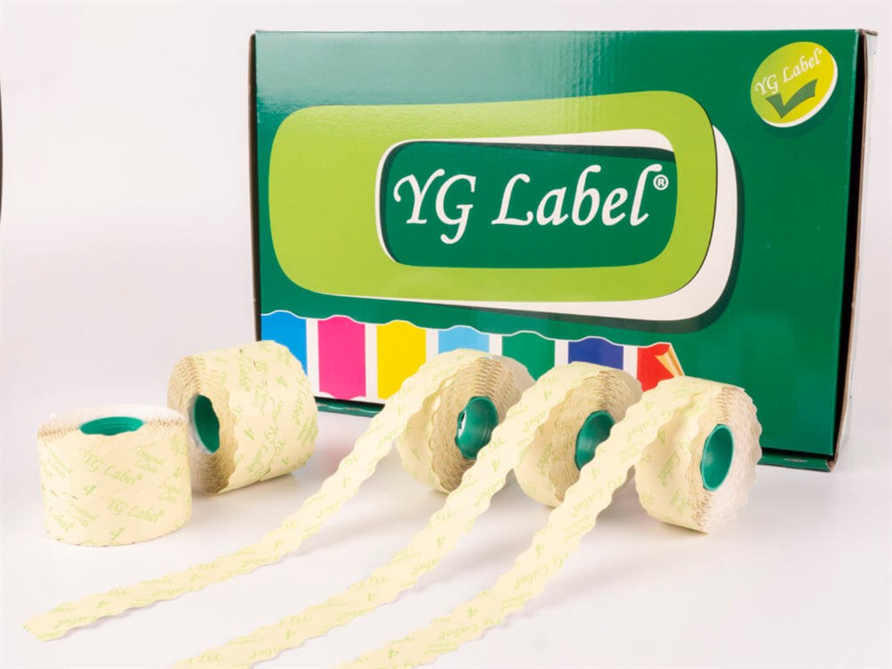 METO ETİKETİ YG LABEL NO:6 MAVİ