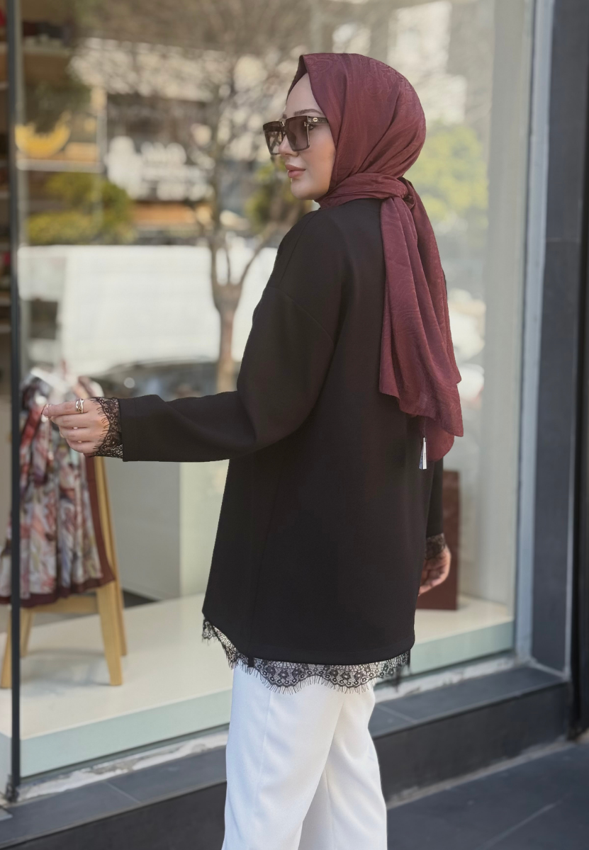 Eva Siyah Sweat