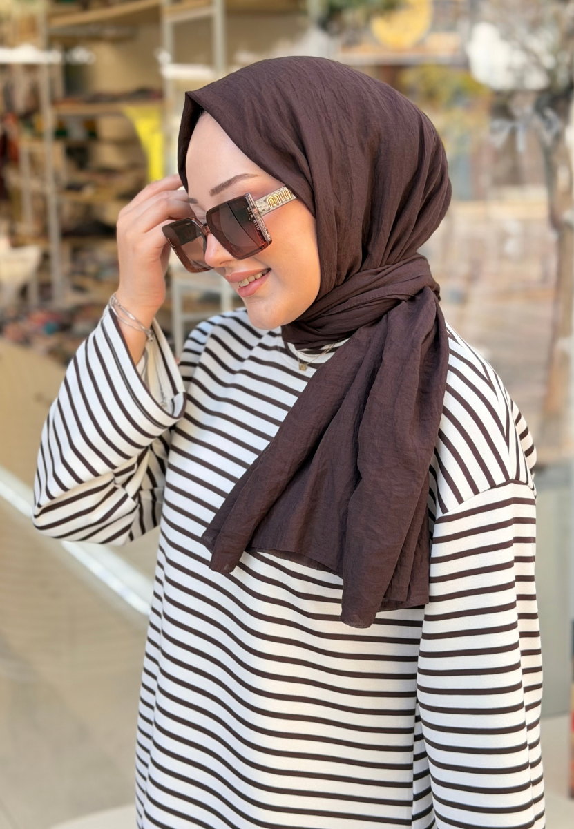 Acı Kahve Soft Bambu Şal 