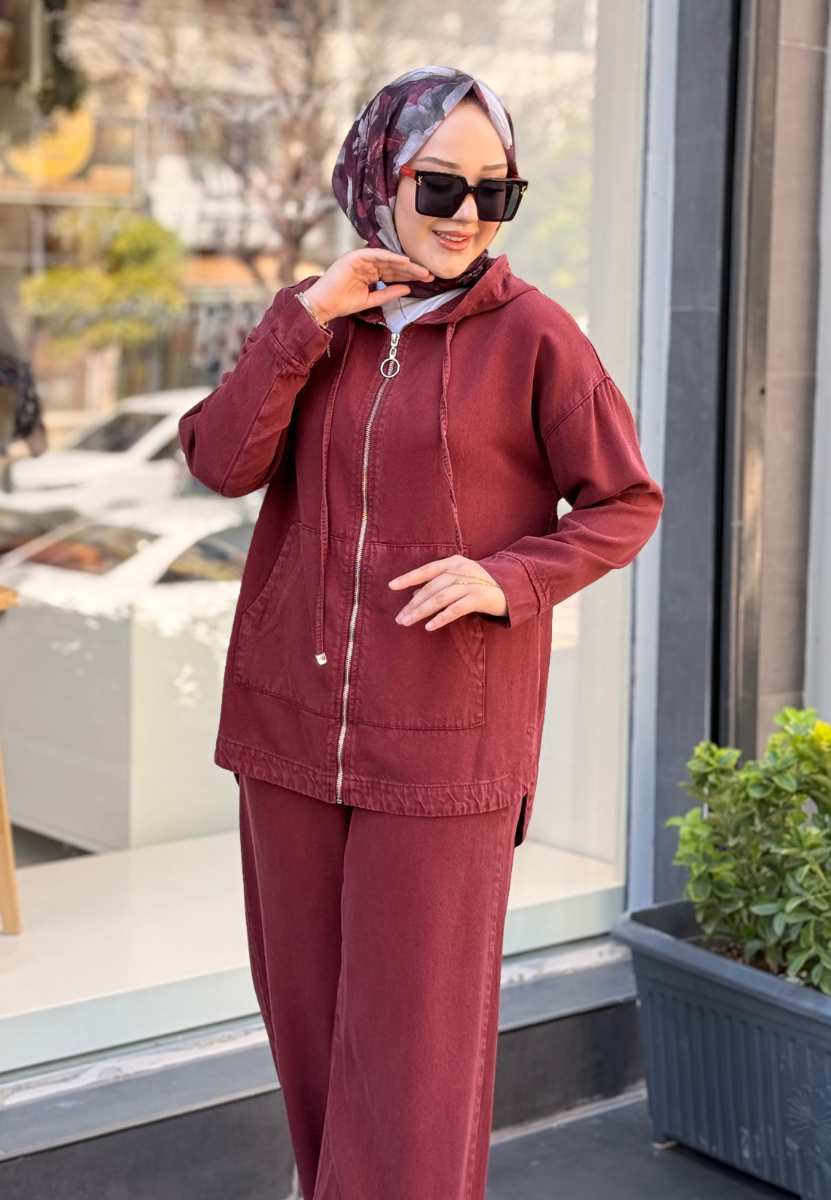 Bordo Kanguru Tensel Takım
