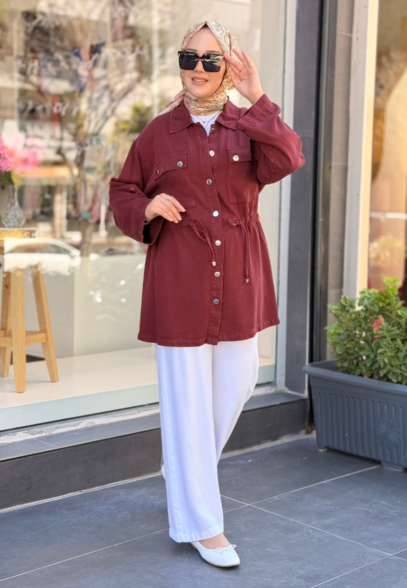Bordo Sena Ceket