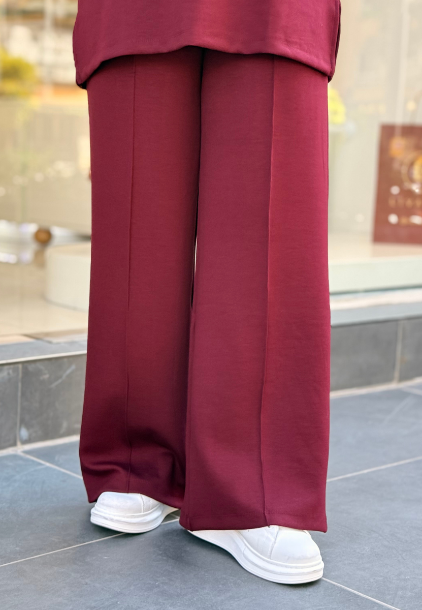 Bordo Yelekli Takım
