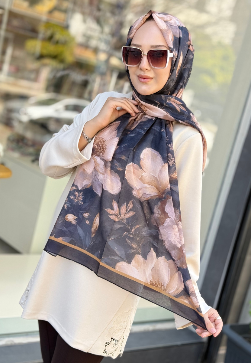 Camel Velune Pamuk Şal 