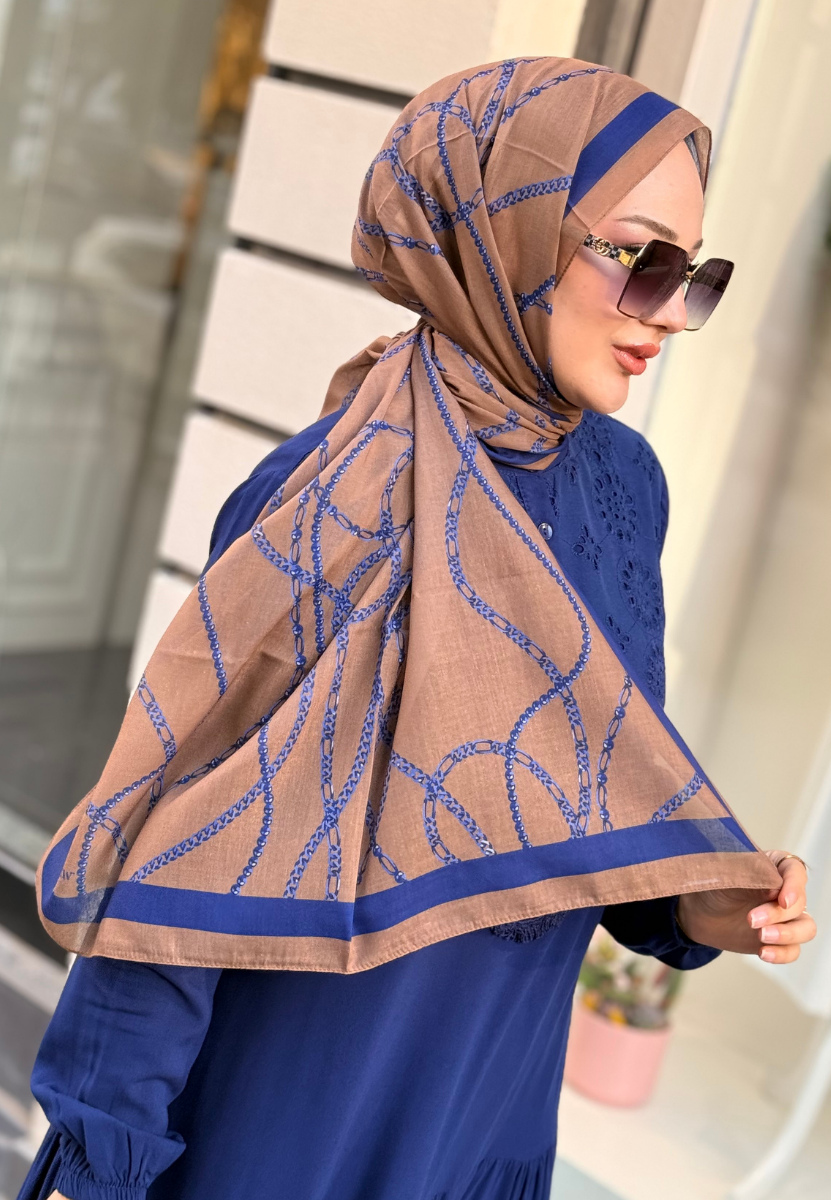Crown Camel Şal 