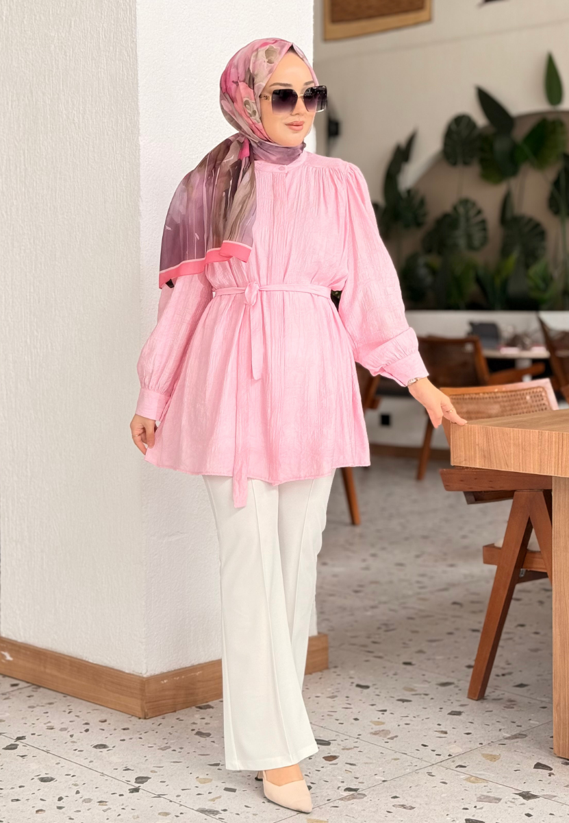 Defne Pembe Gömlek
