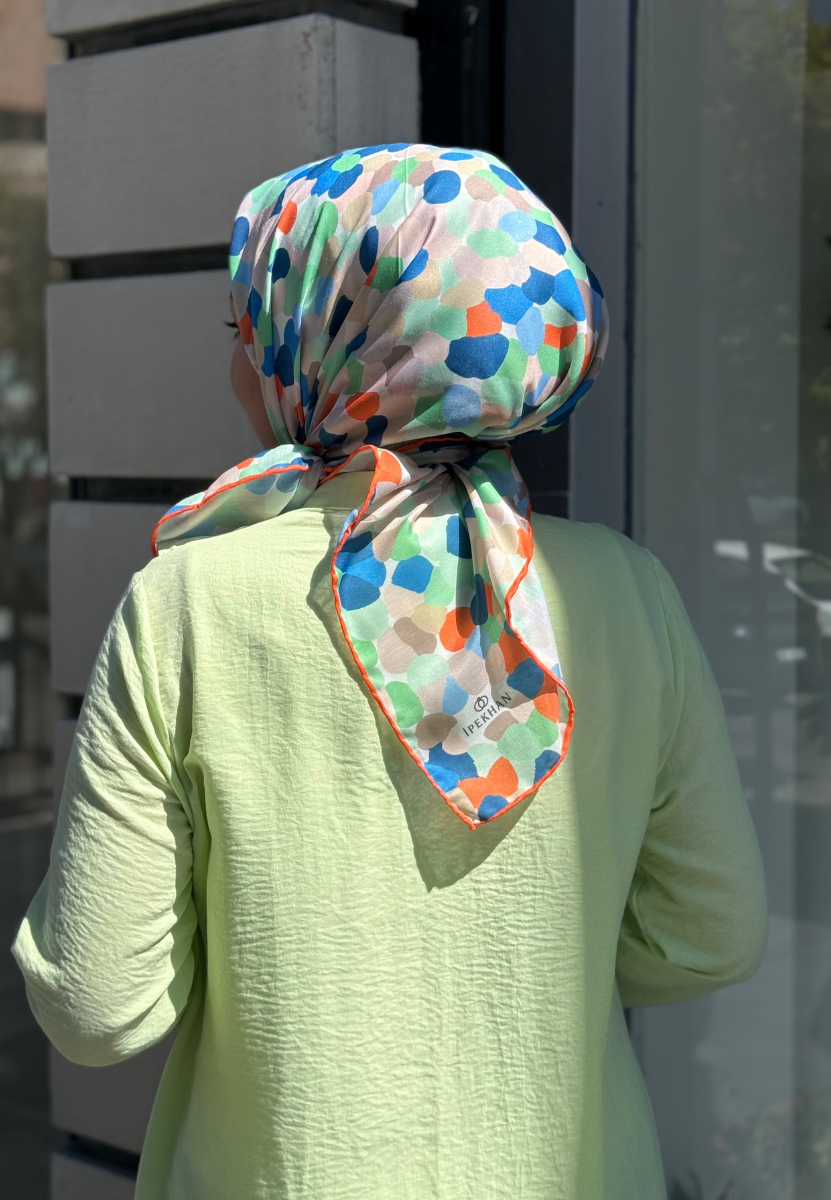 Elma Bubble Soft Eşarp