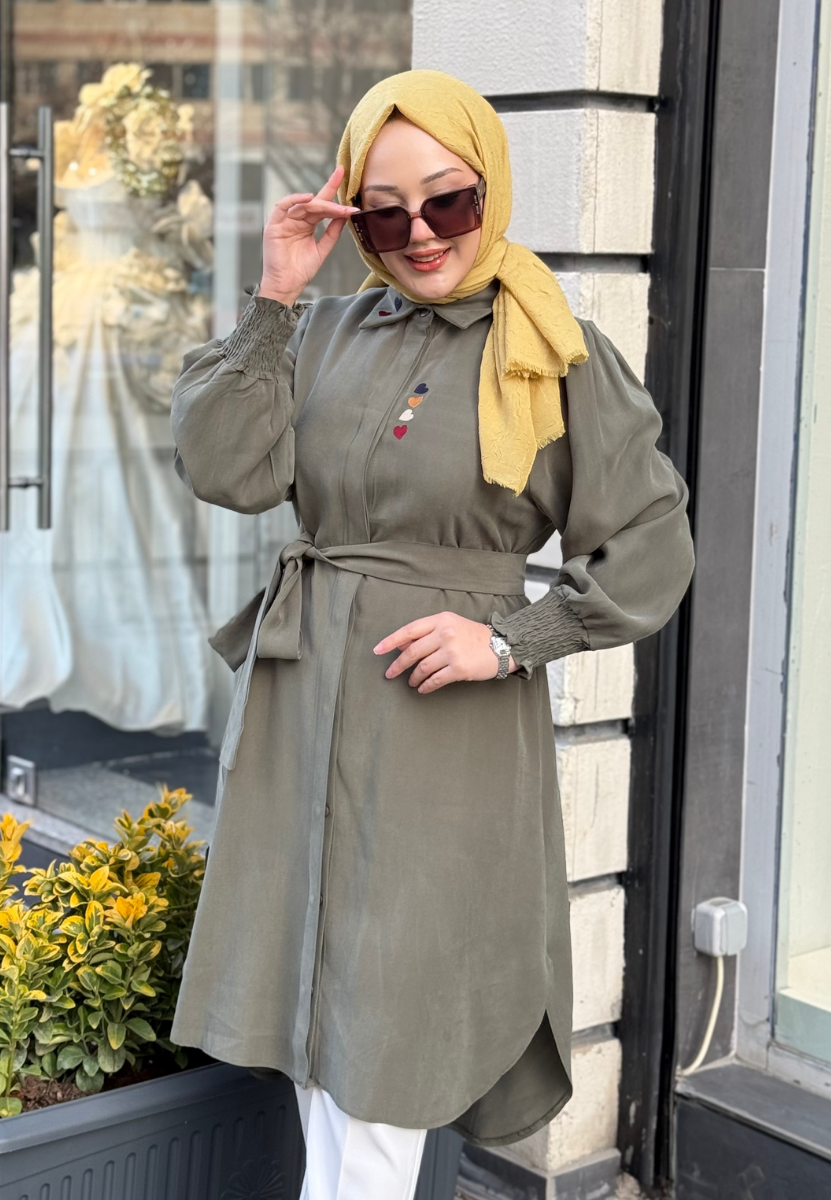 Haki Lovely Tunik