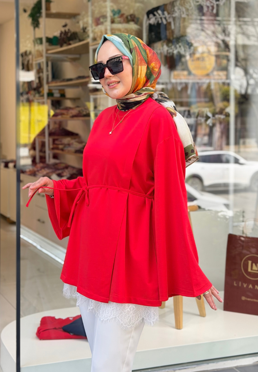 Kırmızı Beren Sweat