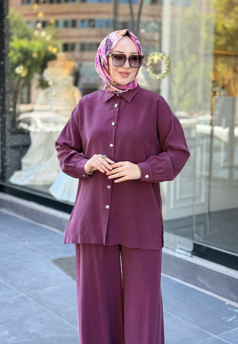 Koyu Mürdüm Nora Takım