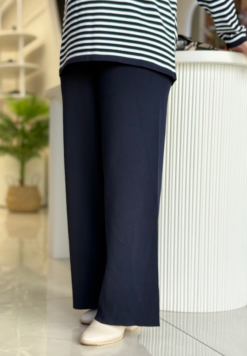 Lacivert Triko Pantolon