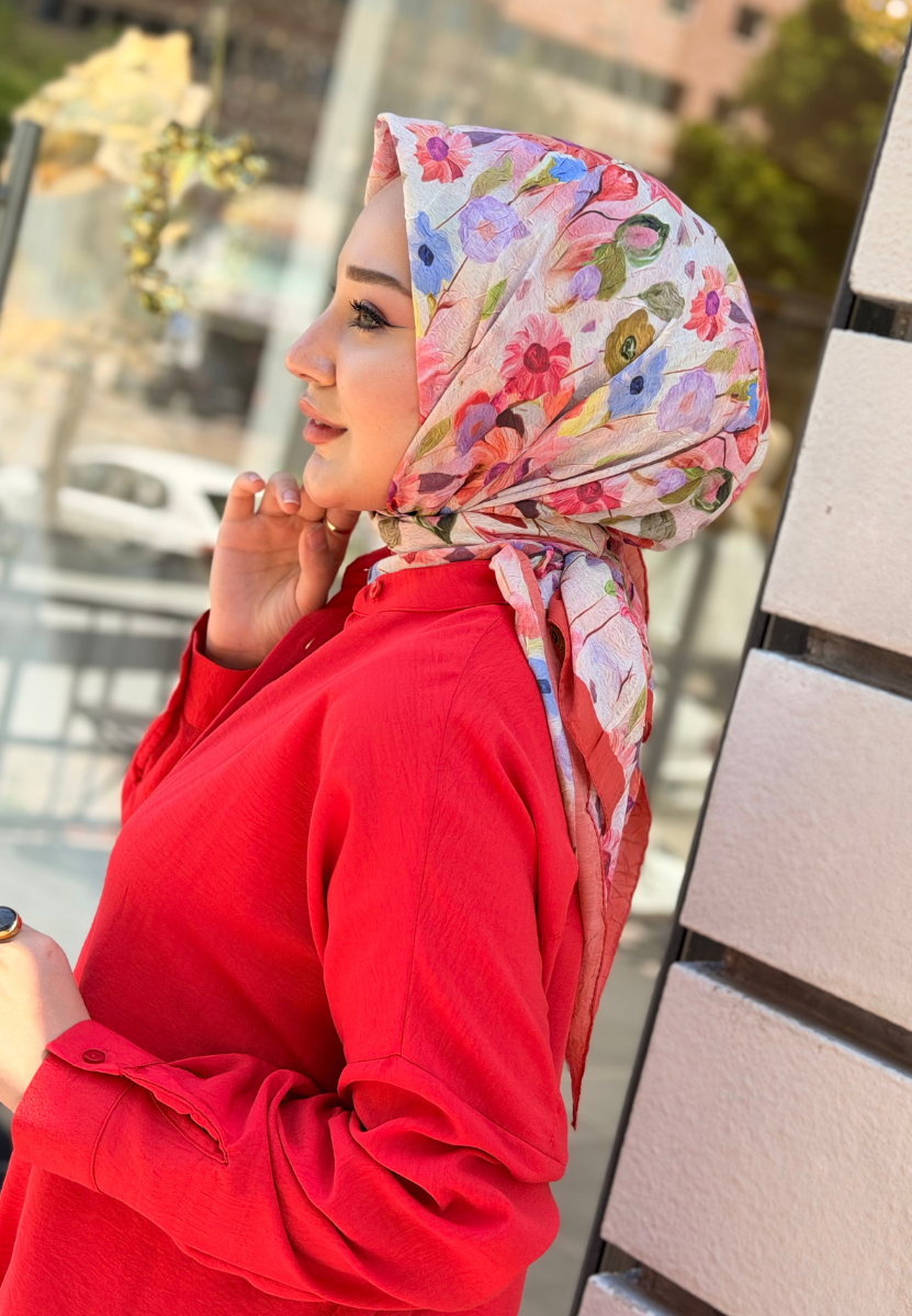 Mercan Floren Soft Eşarp